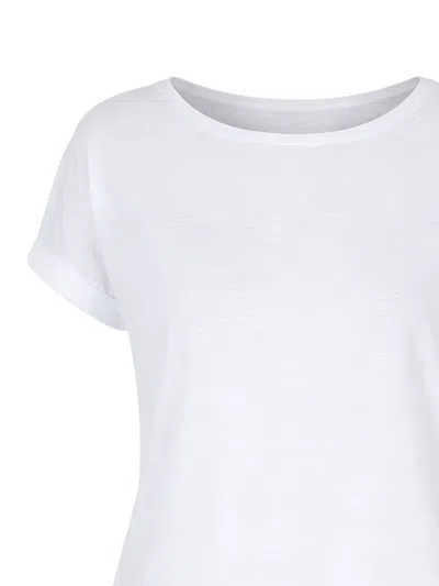 Juvia Cuffed T-shirt In White