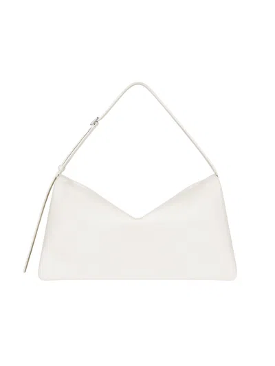 Courrèges Logo-detail Shoulder Bag In White