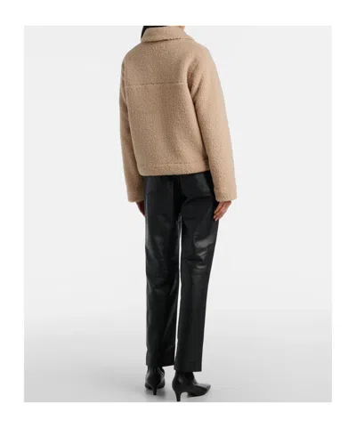Vince Leather Cropped Straight Pants In Black