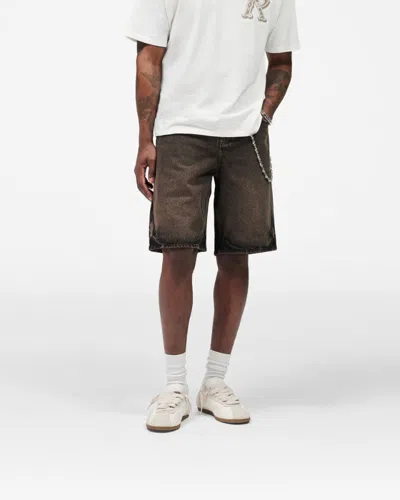 Represent Denim Short In Brown