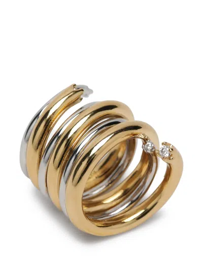 Panconesi Small Orbit Ring In Gold