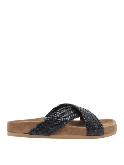 Dragon Diffusion Sandals In Black
