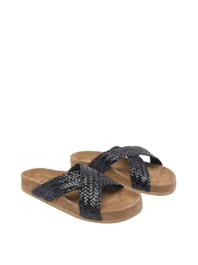 Dragon Diffusion Sandals In Black