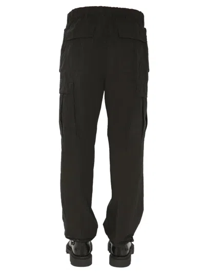 Aspesi Drawstring Trousers In Black