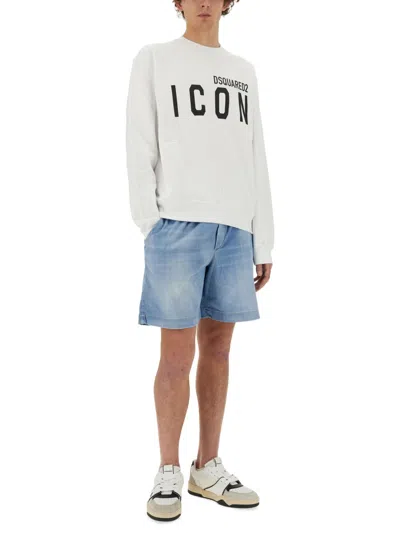 Dsquared2 "icon" Sweatshirt In White
