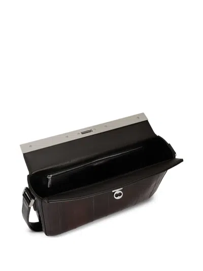 Dolce & Gabbana Marlene Eel Leather Shoulder Bag In Brown