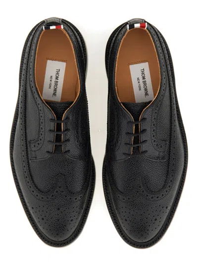 Thom Browne Brogue Classic Longwing In Black