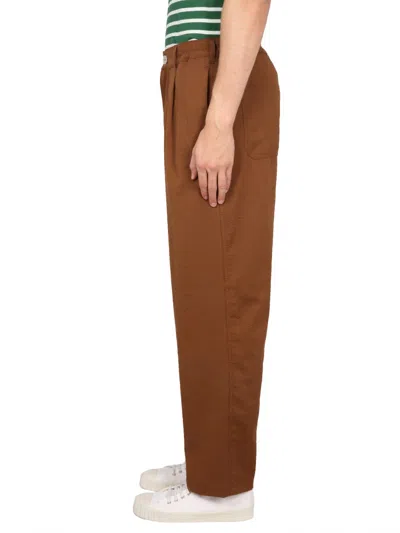 Howlin' Howlin Button Down Pants In Brown