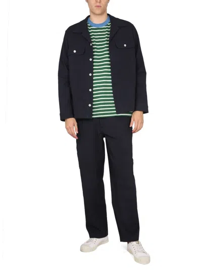 Howlin' Howlin Button Down Pants In Blue