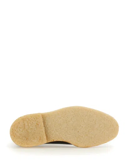 Thom Browne Pull Tab Leather Chelsea Boot In Black