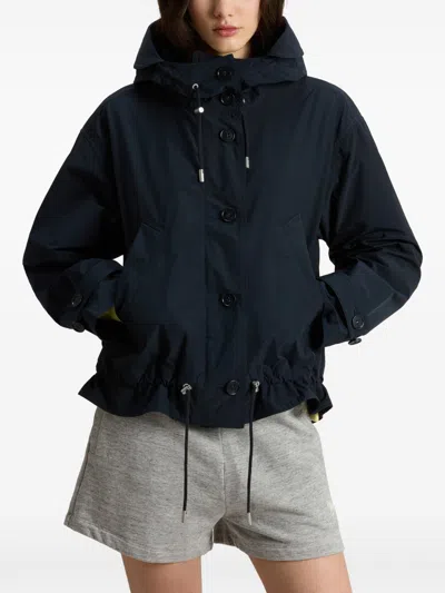 Woolrich Midnight Blue Polyester Jacket In Blue