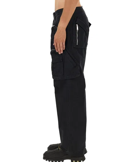 Dsquared2 Cotton Pants In Black