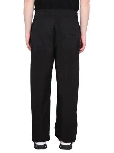 Versace Drawstring Pants In Black