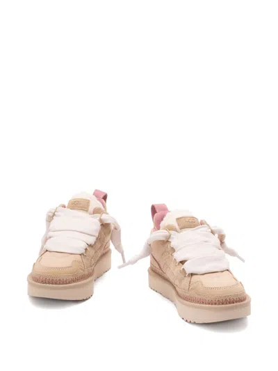Ugg Sneakers Slip On Pull Tab Contrast Stitching In Neutral