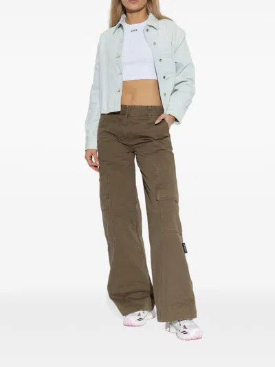 Off-white Multicolor Polyester Athletic Sneakers In White