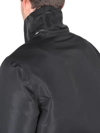 Alexander Mcqueen Graffiti-print Zip-up Jacket In Black