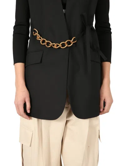 Givenchy Jacket Without Sleeves In Black