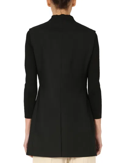 Givenchy Jacket Without Sleeves In Black
