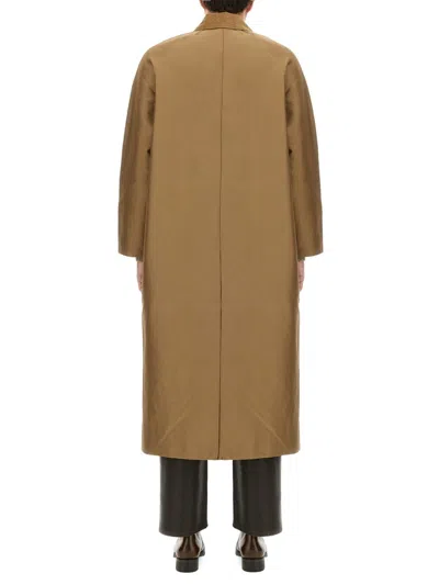 Sunflower Corduroy-collar Trench Coat In Brown