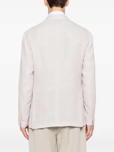 Lardini Patch Pocket Two Button Jacket In Multi