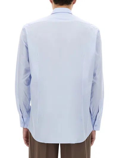 Etro Shirt With Pegasus Pattern In Blue