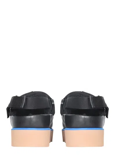 Msgm Padded Platform Mules In Black