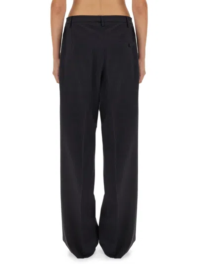 Aspesi Regular Fit Pants In Black