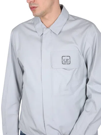 C.p. Company C.p.company Shirt With Logo In Gray