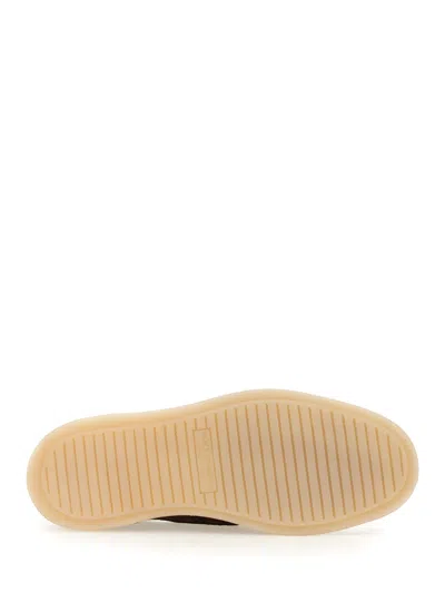 Dolce & Gabbana Leather Loafers Stitched Penny Strap In Multi