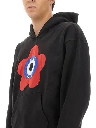 Kenzo Oversized Target Sweatshirt In Blue