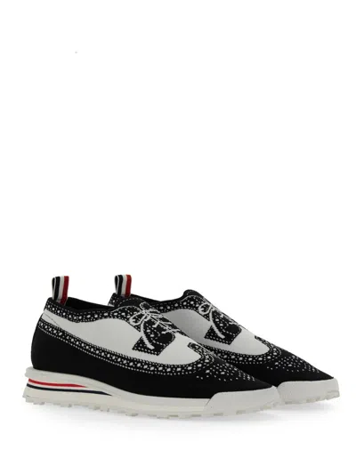 Thom Browne Men Tech Runner Sneaker In Black