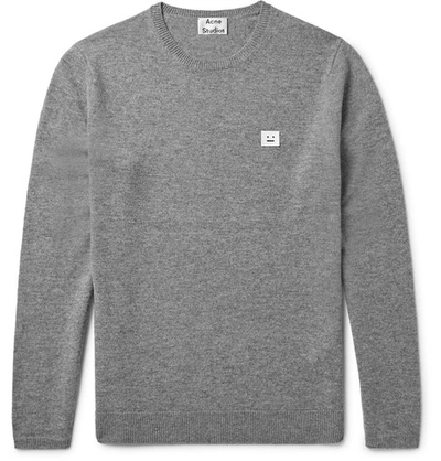 Shop Acne Studios Dasher Mélange Wool Sweater