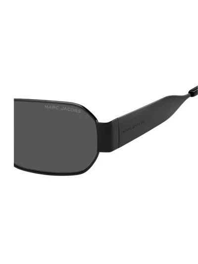 Marc Jacobs Geometric Sunglasses In Black