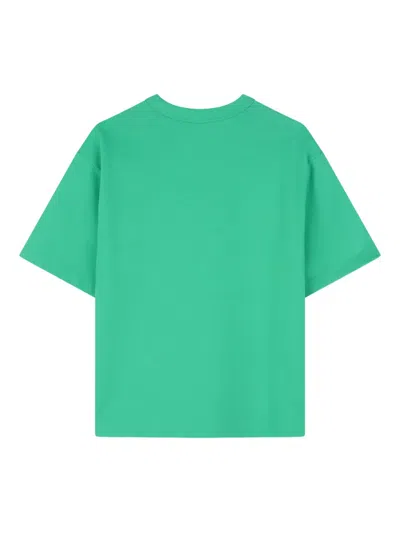 Marc Jacobs T-shirt Mit Brusttasche In Green
