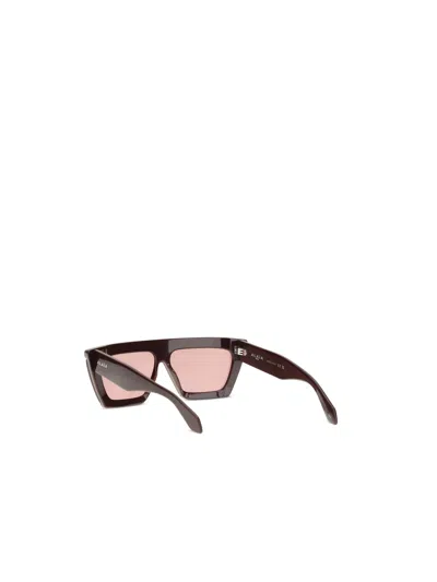 Alaïa Mask Rectangular Sunglasses In Brown