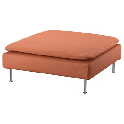 Ikea Söderhamn Ottoman, Kelinge Rust, Width: 36 5/8 