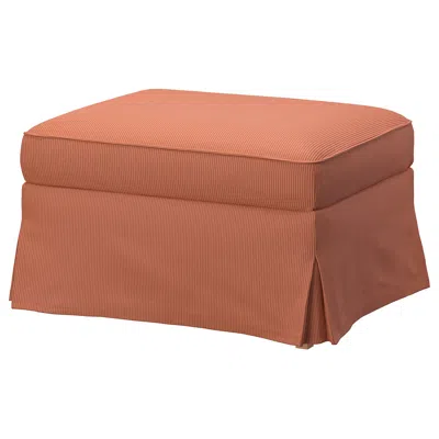 Ikea Uppland Ottoman With Storage, Kelinge Rust | ModeSens