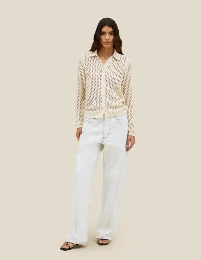 Eckhaus Latta Breeze Buttondown In Brown