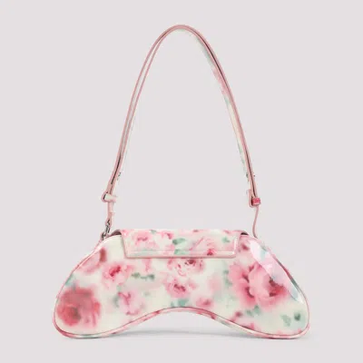Diesel White And Pink Play Polyurethane Handbag In Neutral
