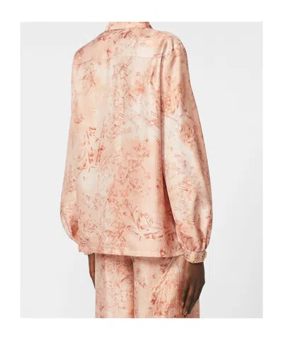 Max Mara Long Sleeve Shirt In Pink