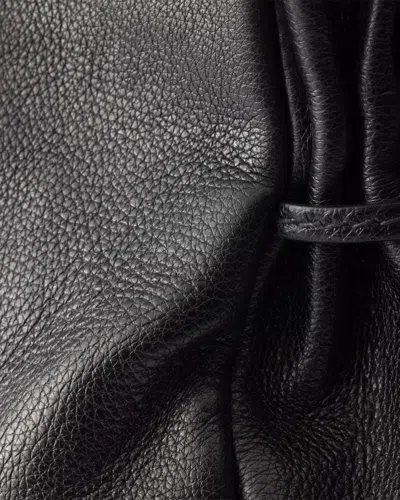 Prada Karin Medium Antiqued Leather Tote Bag In Black