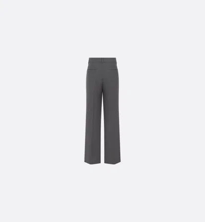 Dior Belt Loop Suit Pants In Gray