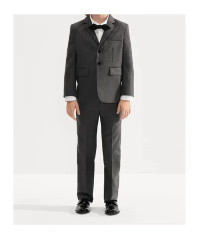 Dior Belt Loop Suit Pants In Gray