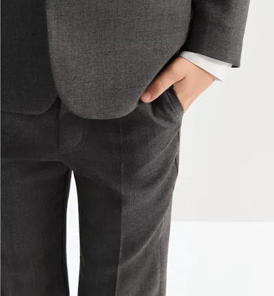 Dior Belt Loop Suit Pants In Gray