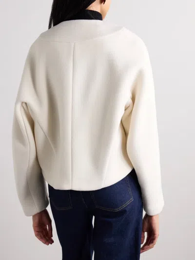 Proenza Schouler Mona Wool-blend Jacket In Neutral