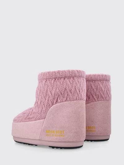 Moon Boot X Guest In Residence Icon Low No Lace Knit Boots In Multi