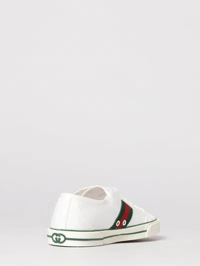 Gucci Fabric Upper And Rubber Sole Sneaker In White
