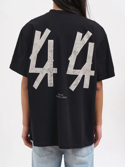 44 Label Group Oversized T-shirt With Unique Stampaint Design In Animal Print