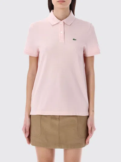 Lacoste T-shirts And Polos Pink In Rosa Chiari E Naturali
