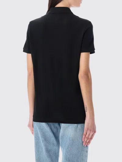 Lacoste Classic Cotton Polo Shirt In Black